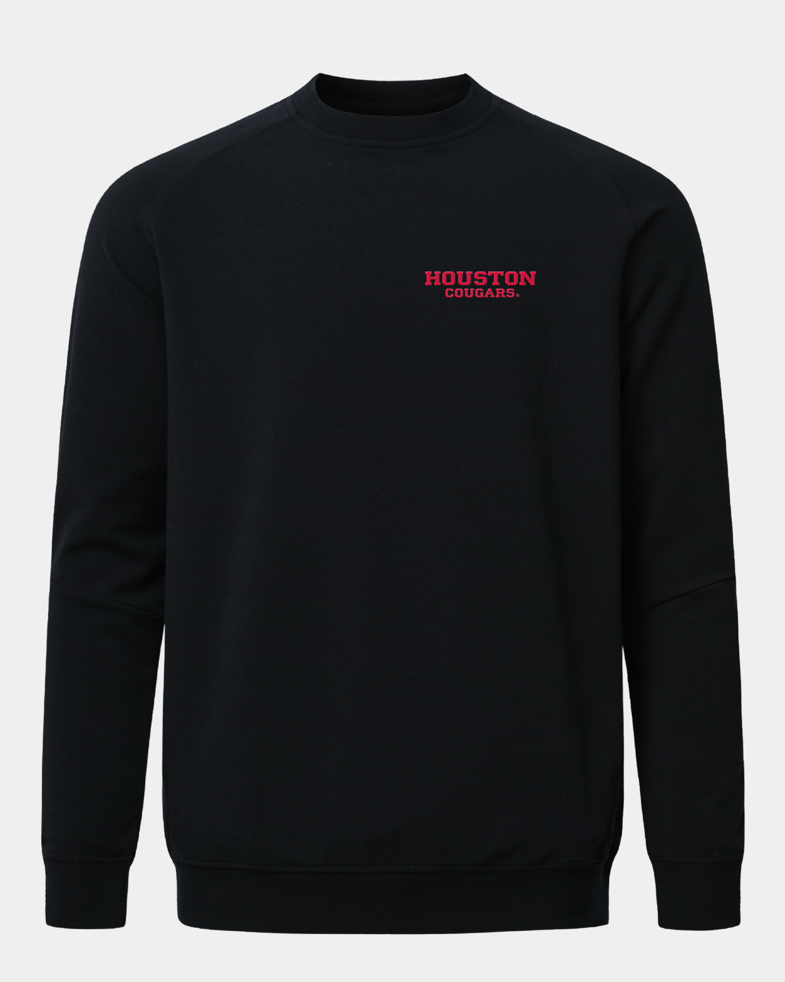University of Houston Meridian Black Crewneck