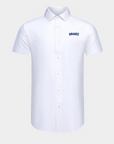 Drake Phenom Classic White Short Sleeve Dress Shirt