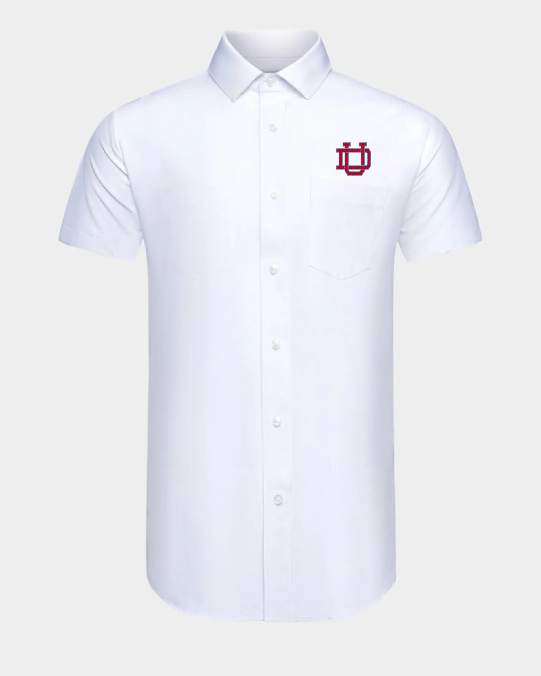 Dayton Phenom Classic White Short Sleeve Dress Shirt