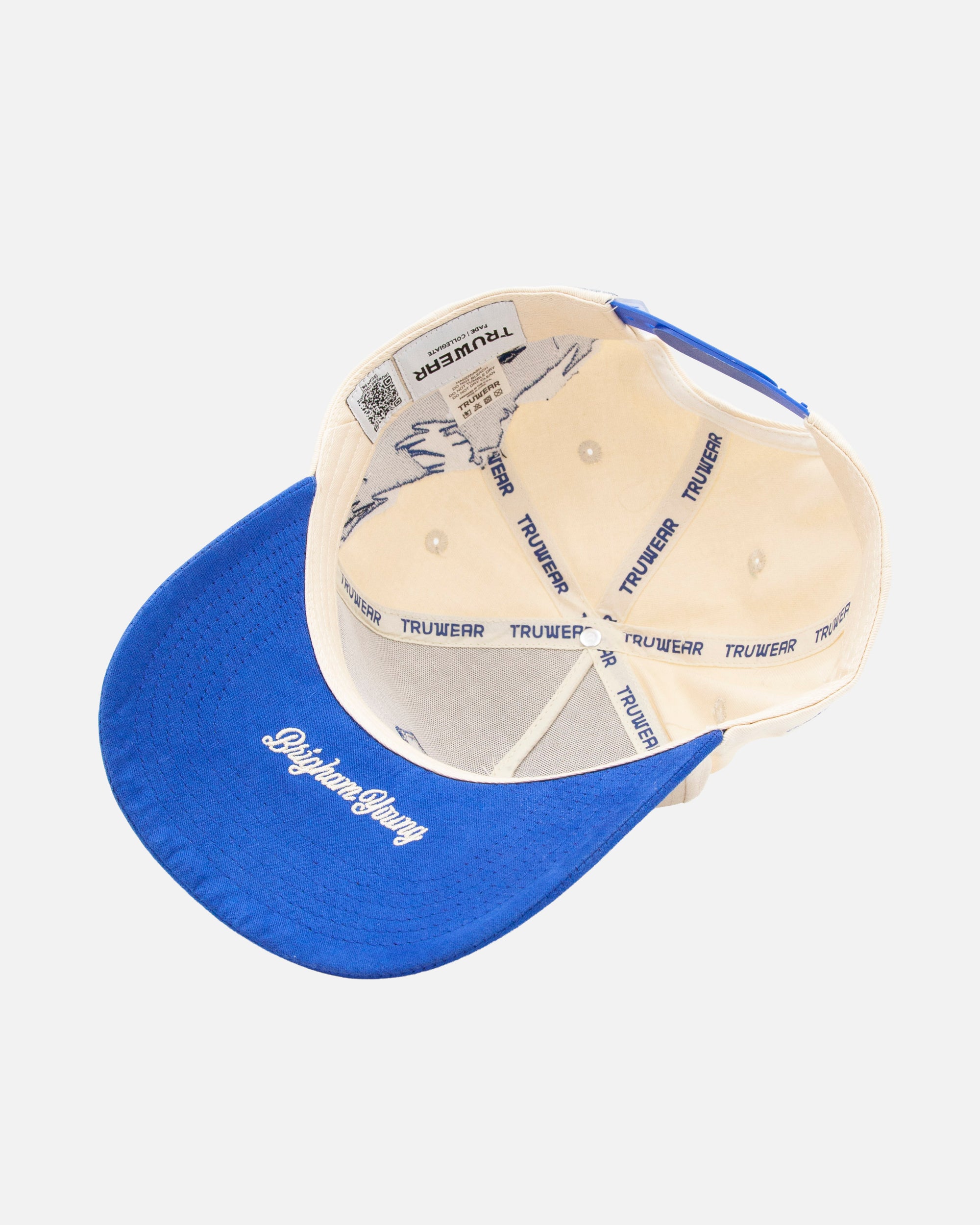 BYU Y Natural &amp; Royal Blue Suede Brim Mountainside Hat