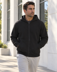 Atlas Full Zip Hoodie Black