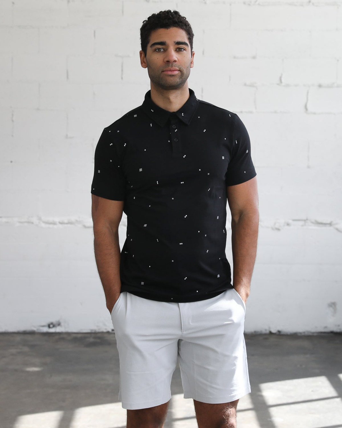 Summit Black Polo