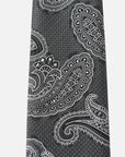 Immortal Paisley Tie Black