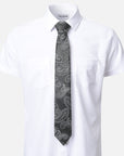 Immortal Paisley Tie Black