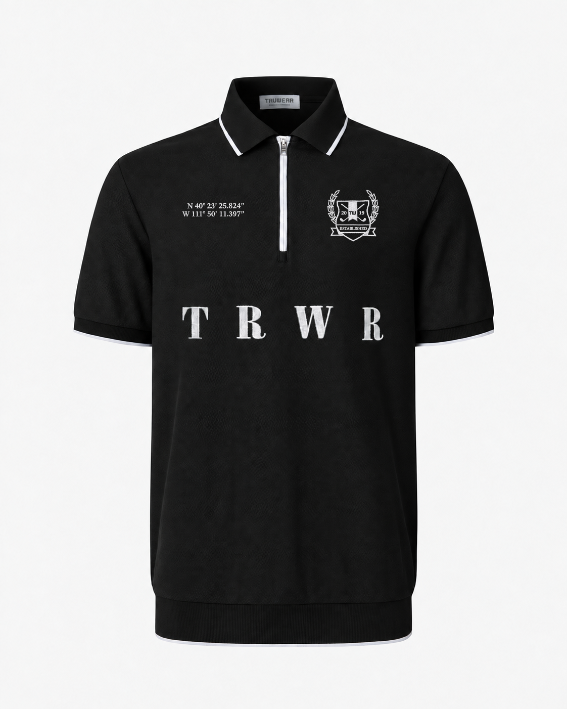 TRWR Golf Vanguard Zip Polo
