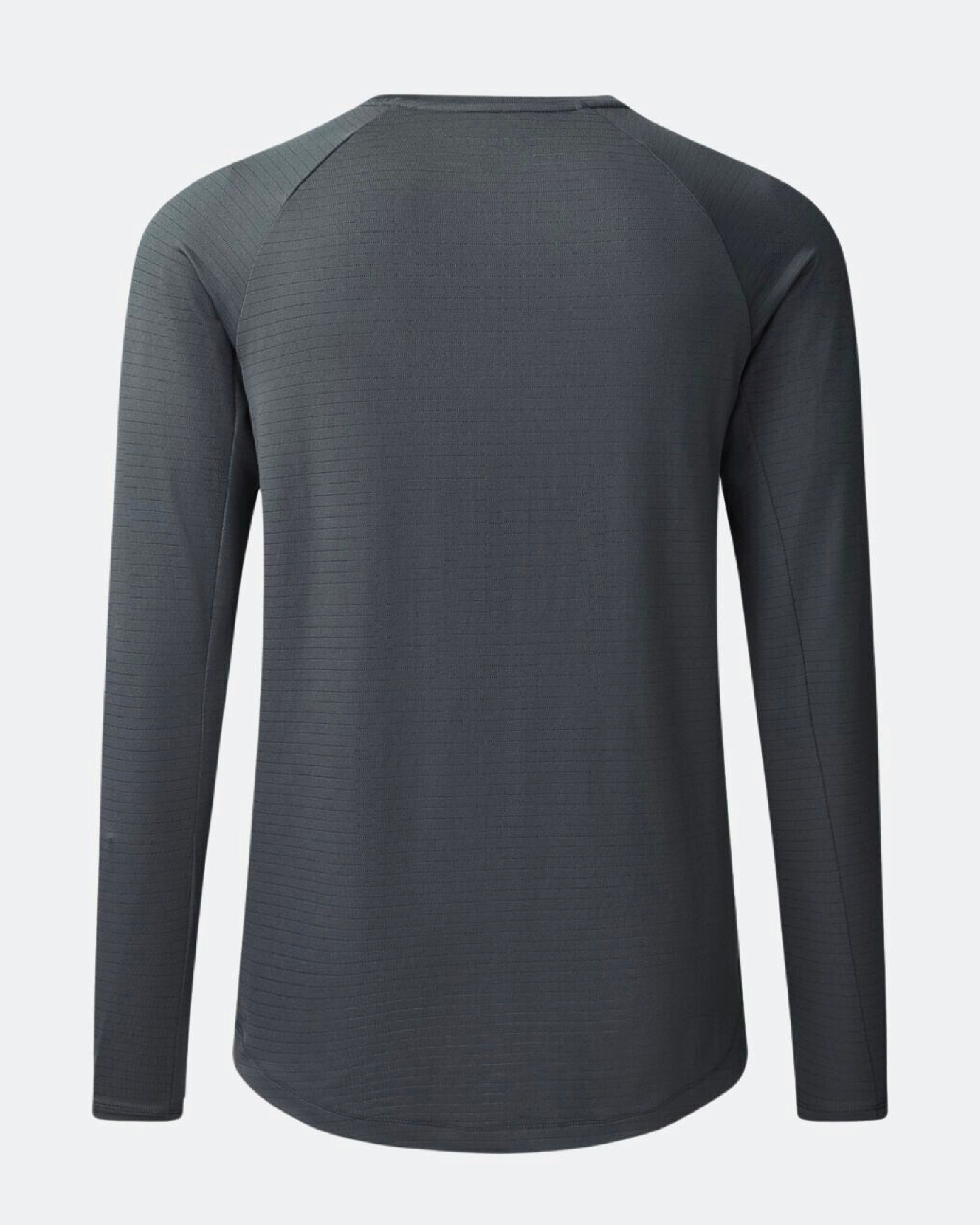 Cardinal Long Sleeve Charcoal Workout Shirt - Cardinal