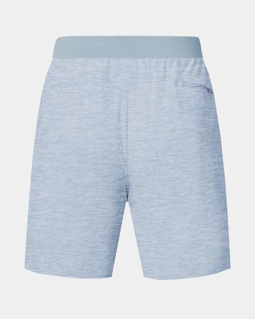 Criterion Light Heather Grey Performance Workout Short - Heather