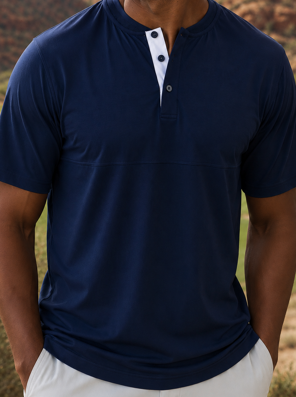 Crown Blade Polo Navy - Navy