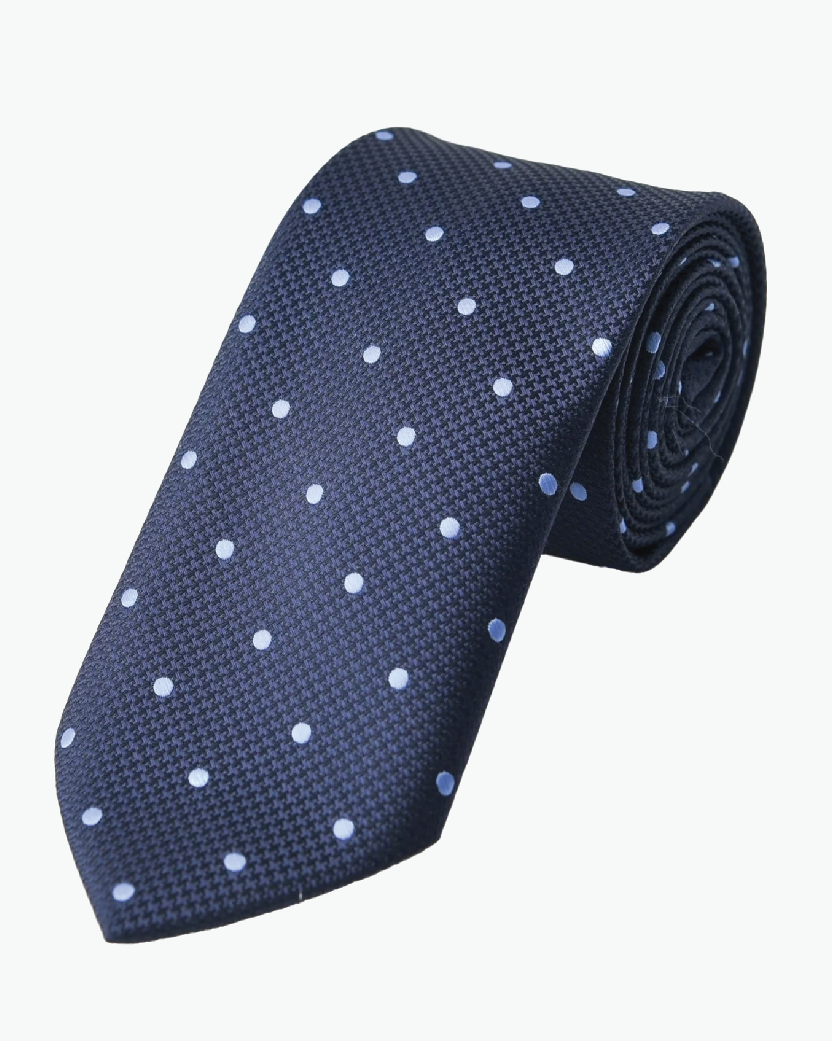 Immortal Navy Polka Dot Tie - Navy