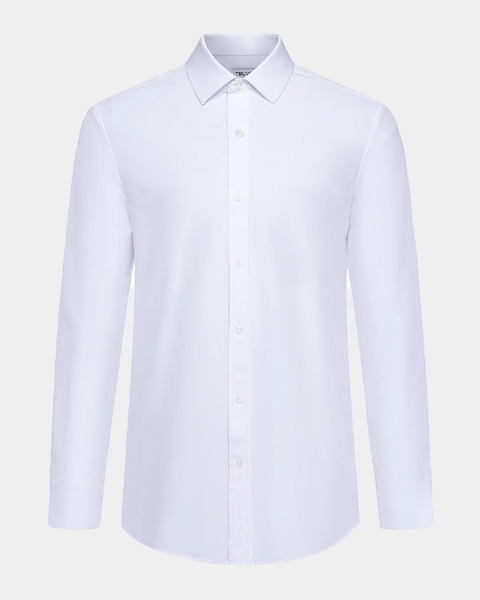 Phenom Professional White Long Sleeve Men's Dress Shirt