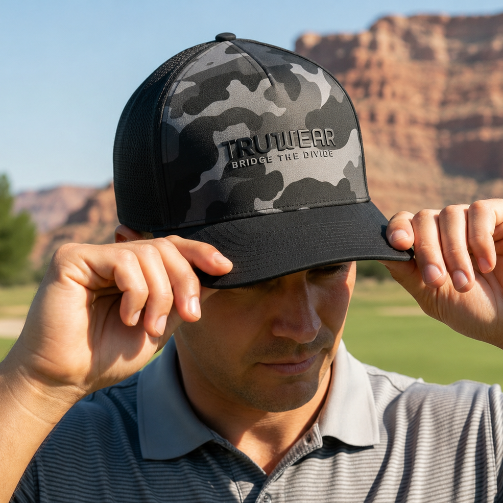 Eagle Bridge the Divide Hat Black Camo - Black