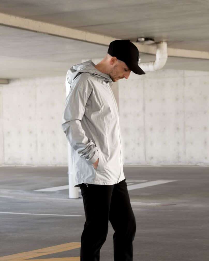 Voyage Rain Jacket Light Grey - Grey