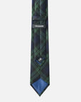Immortal Green & Navy Plaid Tie - Green &