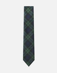 Immortal Green & Navy Plaid Tie - Green &