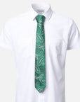 Immortal Paisley Tie Green - Green