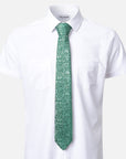 Immortal Floral Tie Green