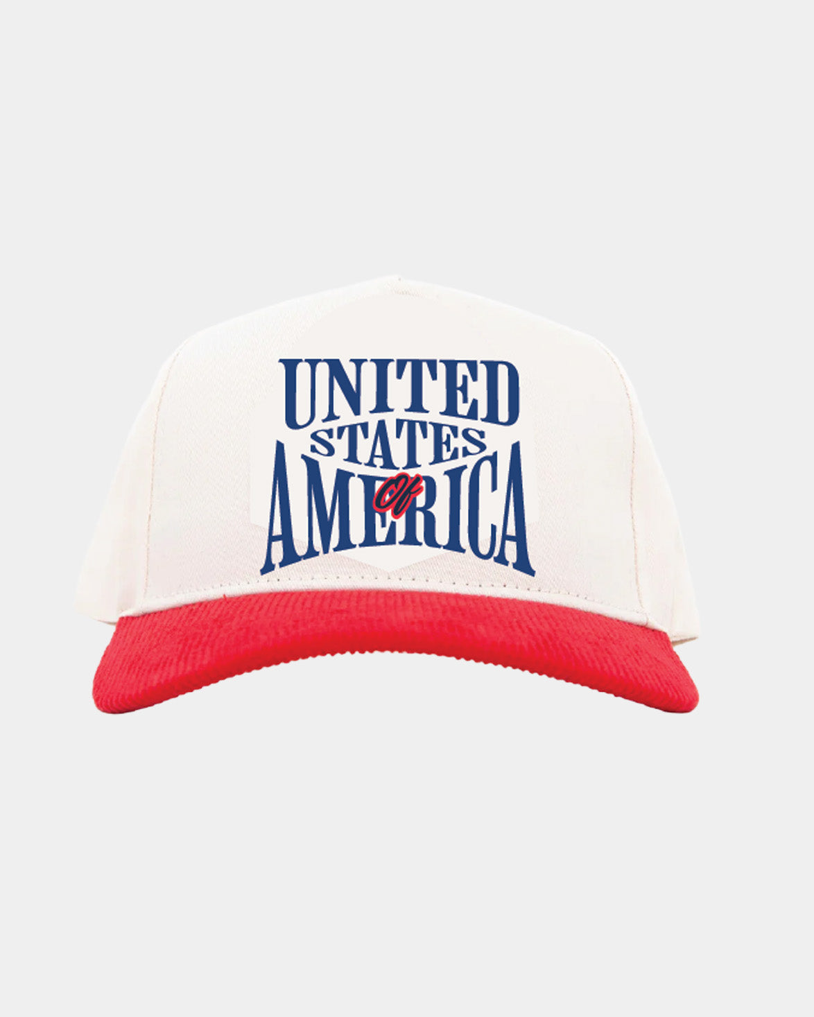 Truwear 4th of July USA Fade Hat Cream &amp; Red Corduroy