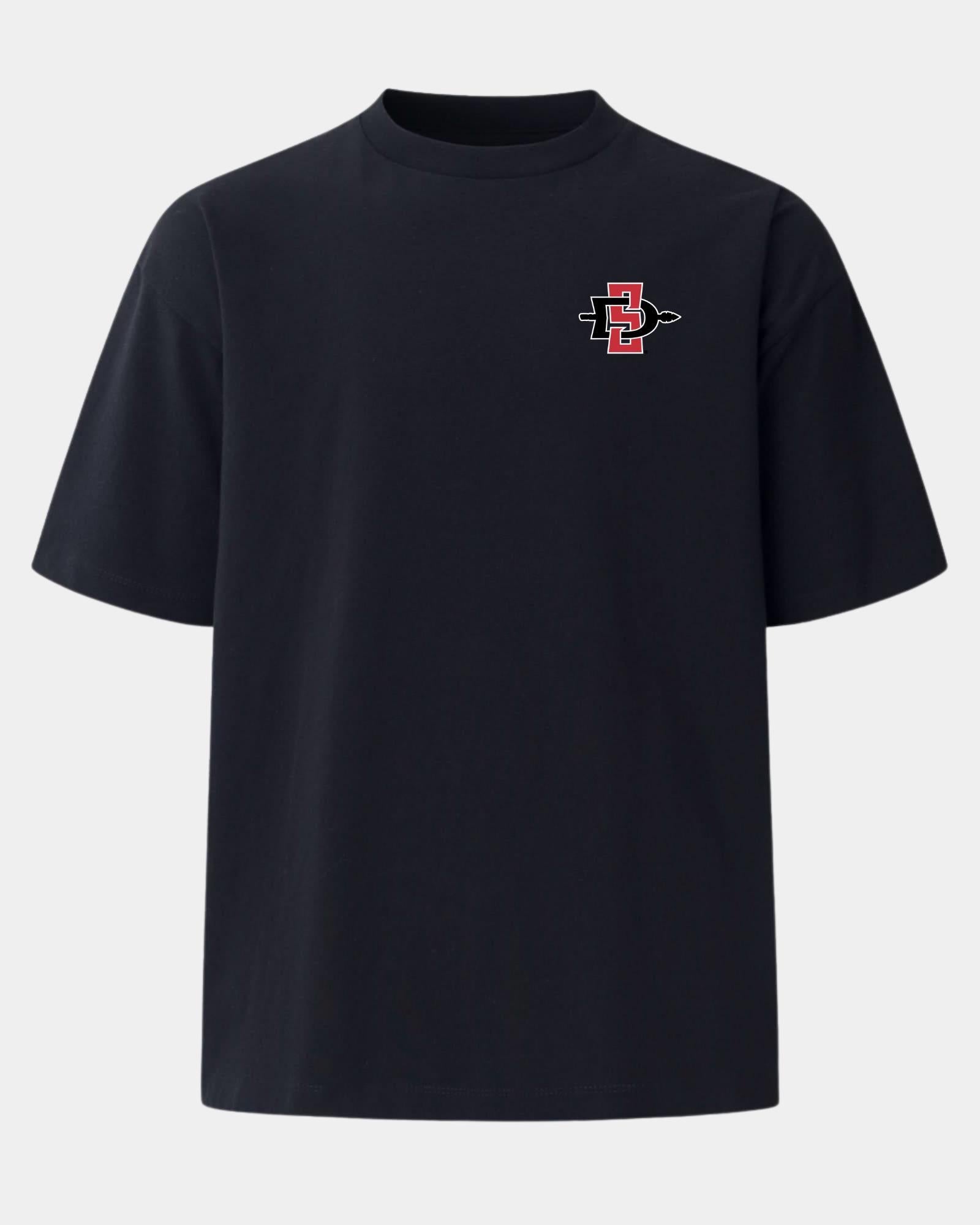 SDSU Slam Dunk Faze Heavyweight Tee Black