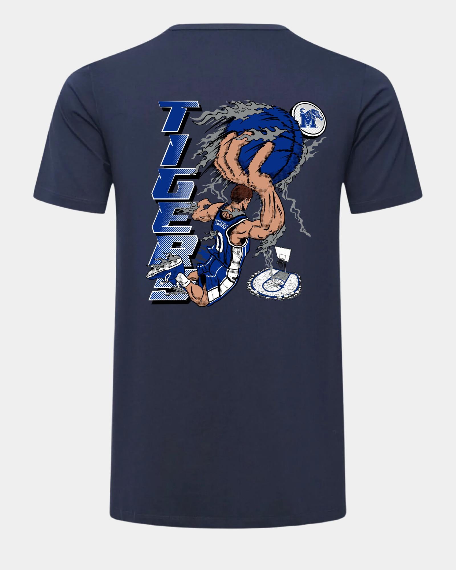 Memphis Slam Dunk Spectacle 2.0 Navy T-Shirt