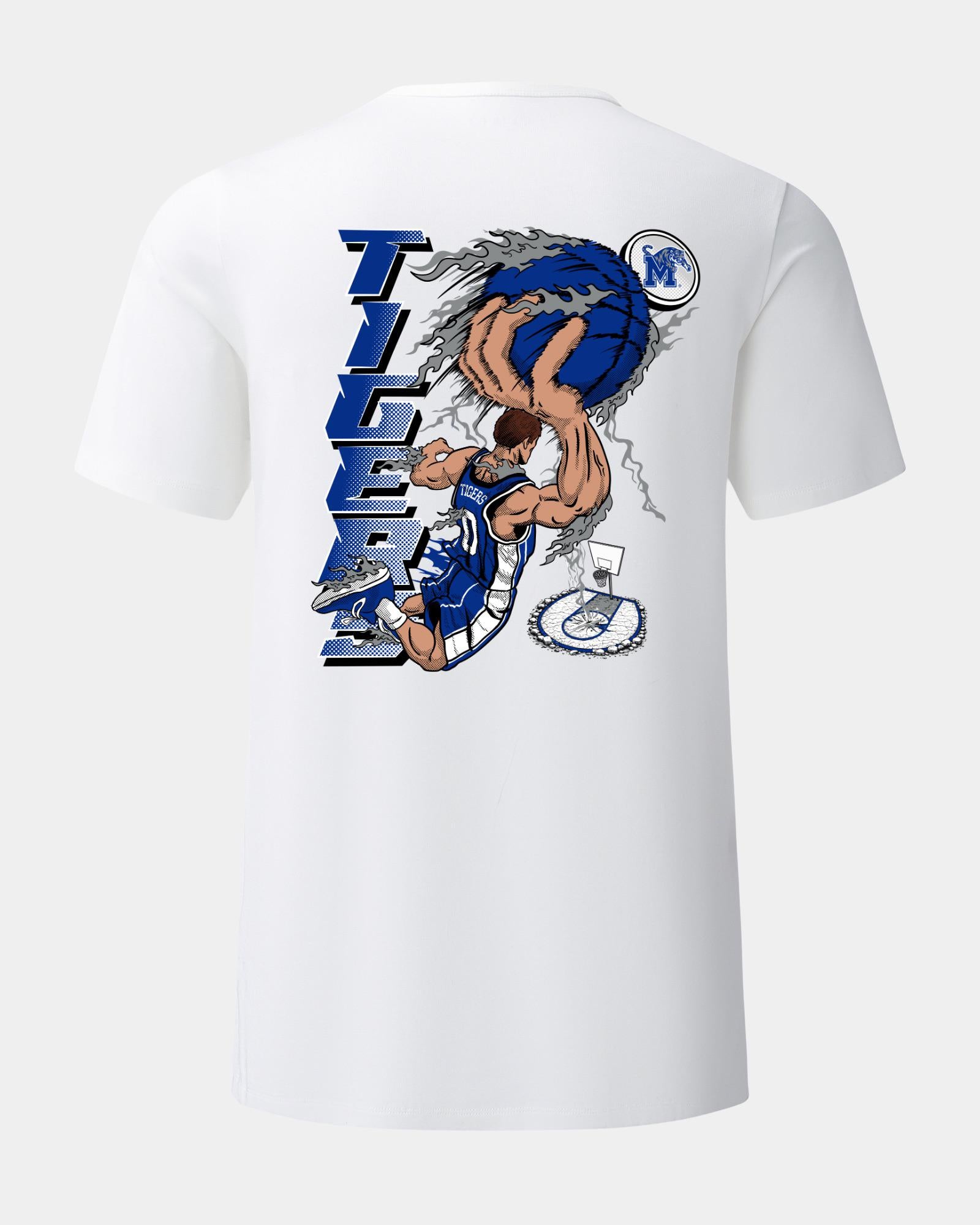 Memphis Slam Dunk Spectacle 2.0 White T-Shirt
