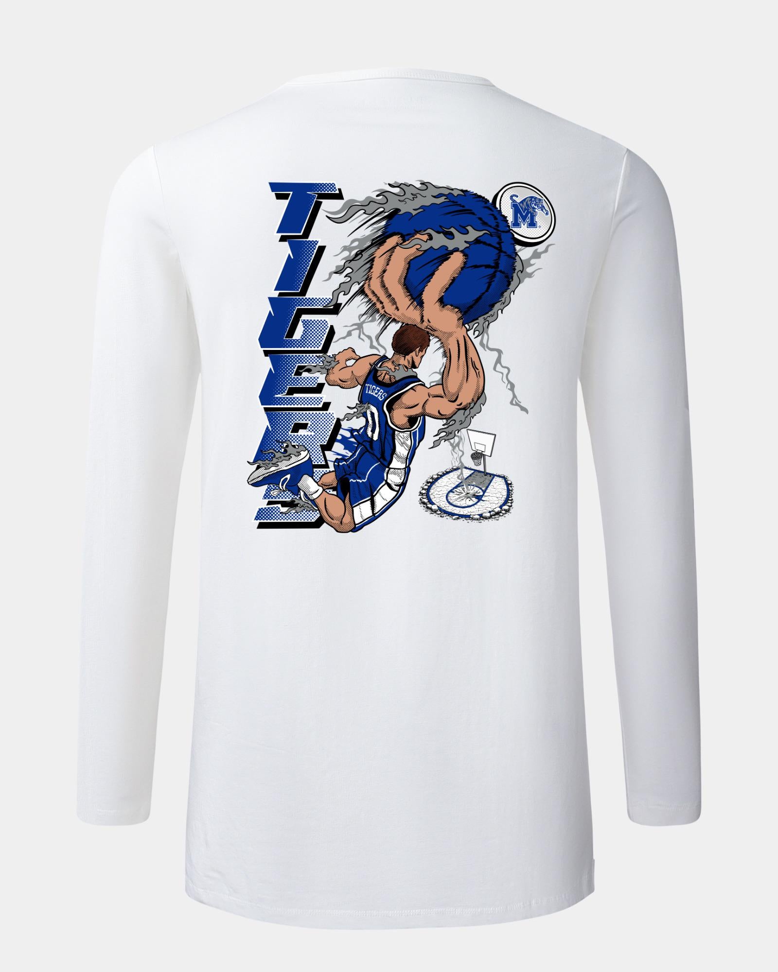 Memphis Slam Dunk Spectacle 2.0 Pure White Long Sleeve