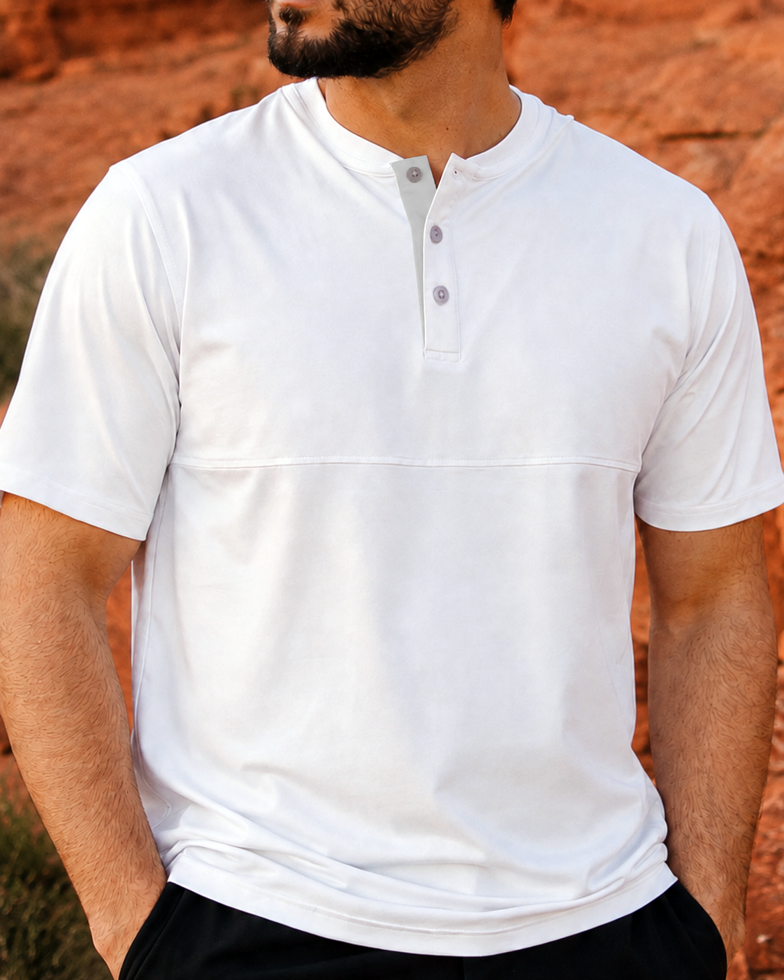 Truwear Golf Crown Blade Polo White