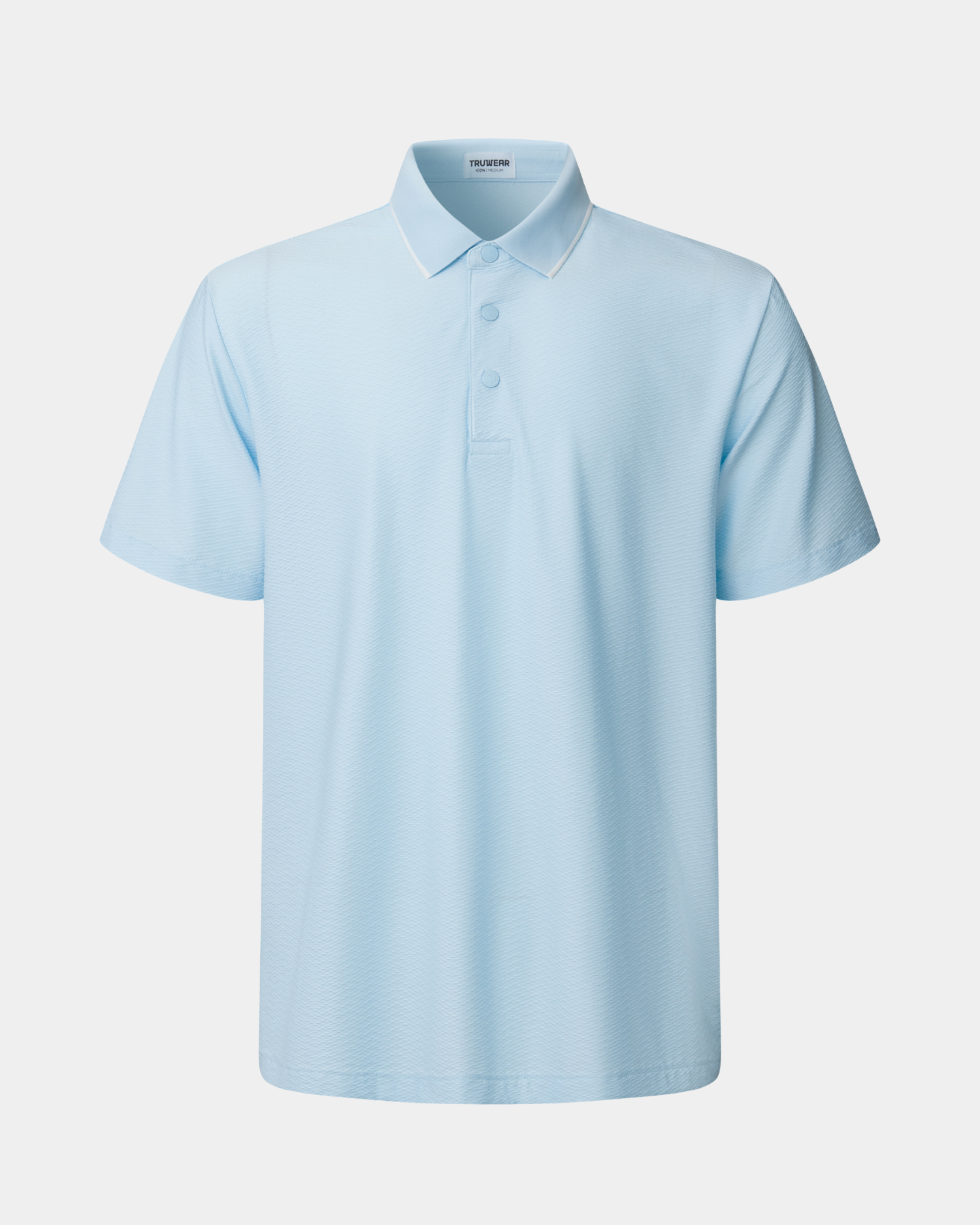 Icon Polo Light Blue Front