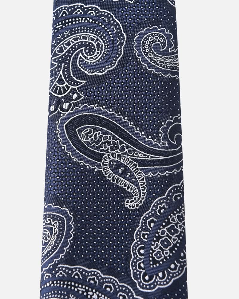 Immortal Paisley Tie Navy - Navy