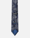 Immortal Paisley Tie Navy - Navy