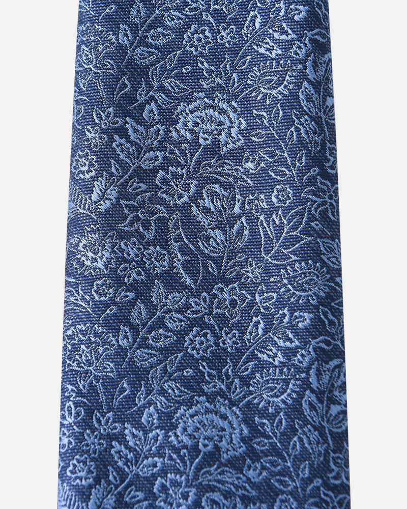 Immortal Floral Tie Navy