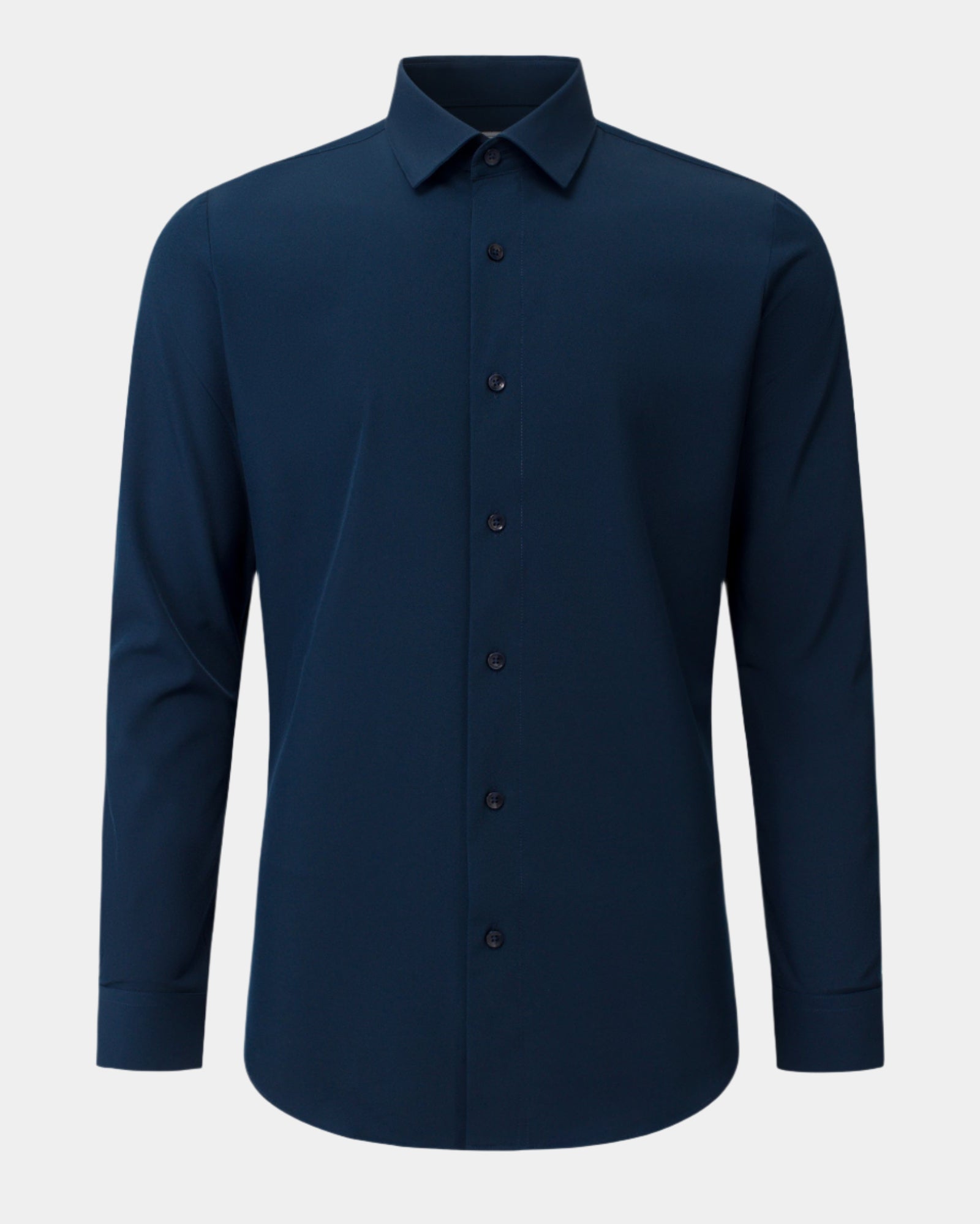 Phenom Professional Long Sleeve True Navy Dress Shirt - Navy