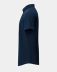 Phenom Classic True Navy Short Sleeve Dress Shirt - Navy