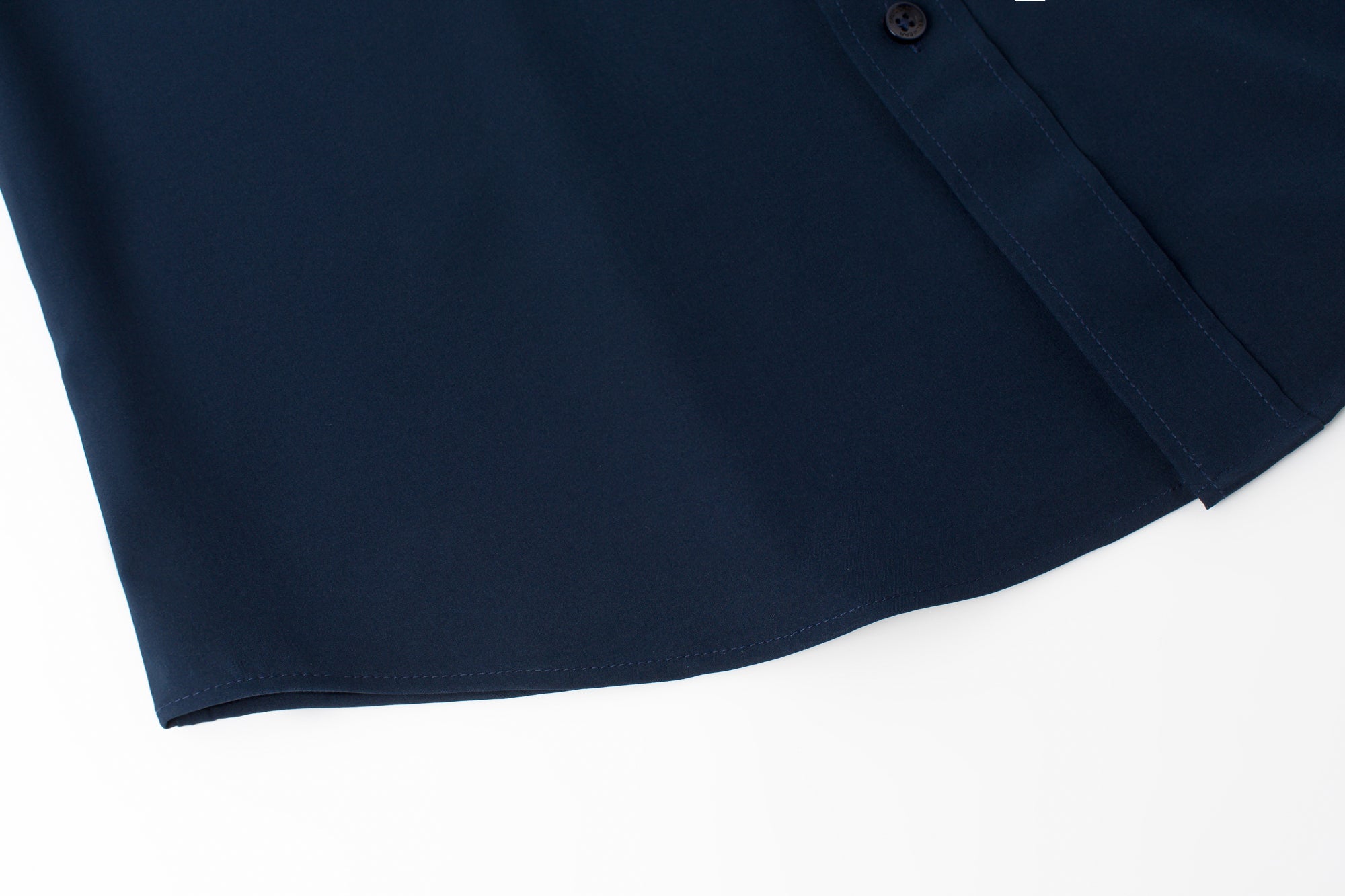 Phenom Classic True Navy Short Sleeve Dress Shirt - Navy