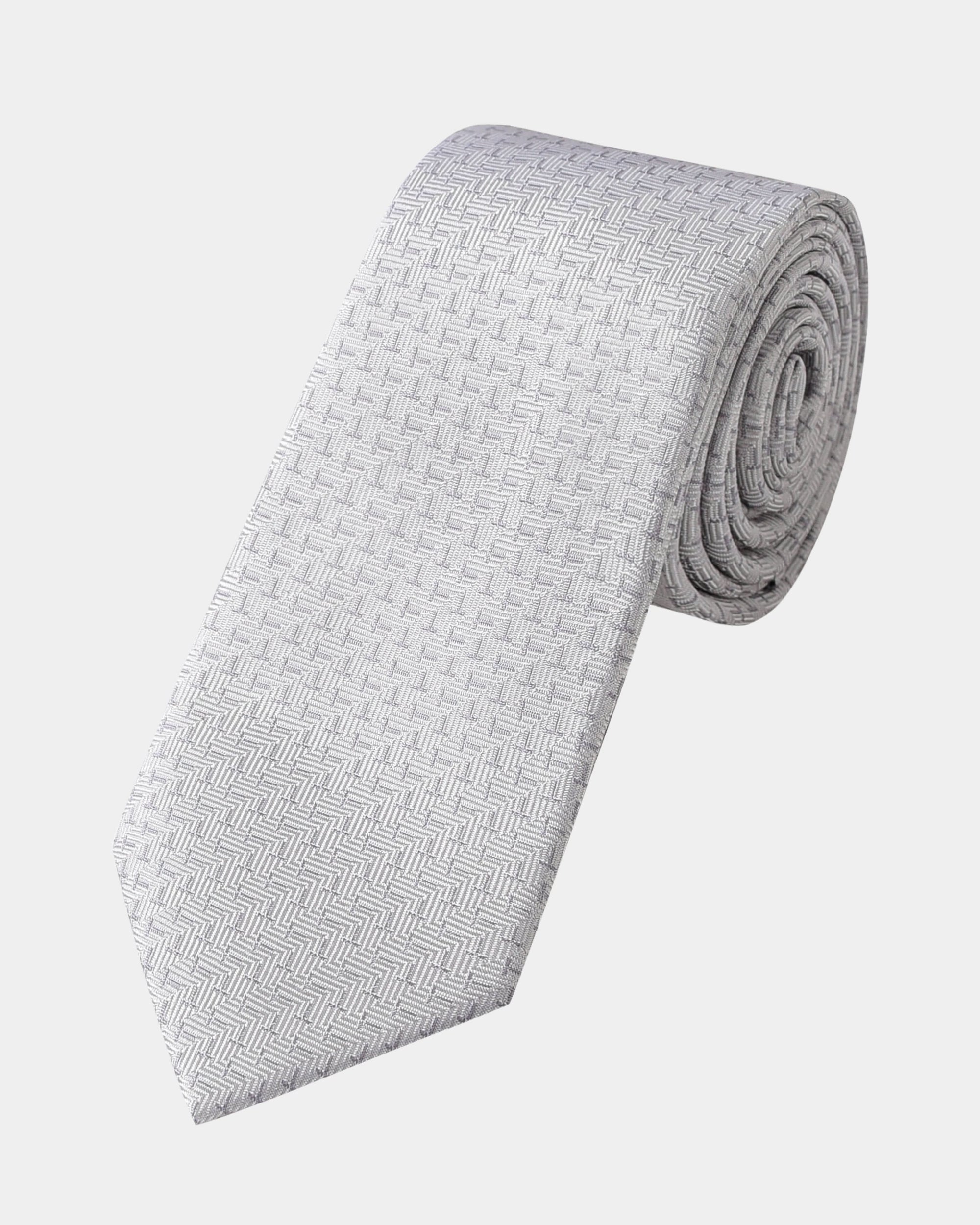 Elite Silk Tie T Pattern Creme - Creme