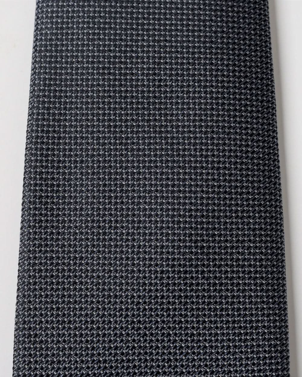 Elite Silk Tie Geometric Pattern Navy - Navy