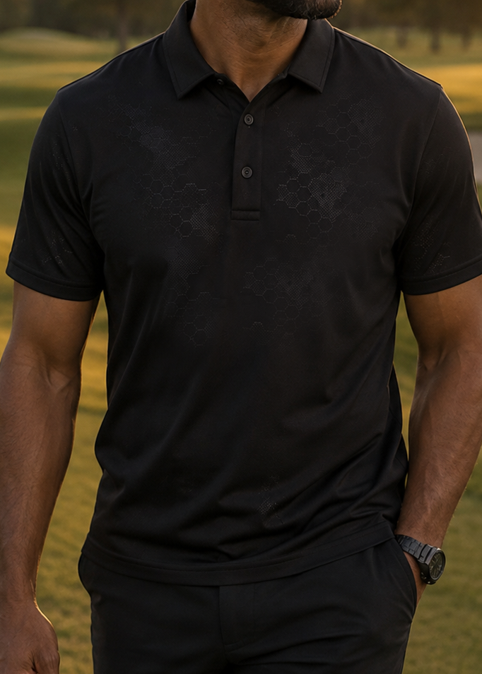 Swell Polo Black - Black