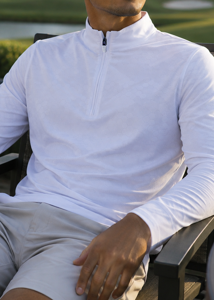 Swell Q-Zip Dove White - White