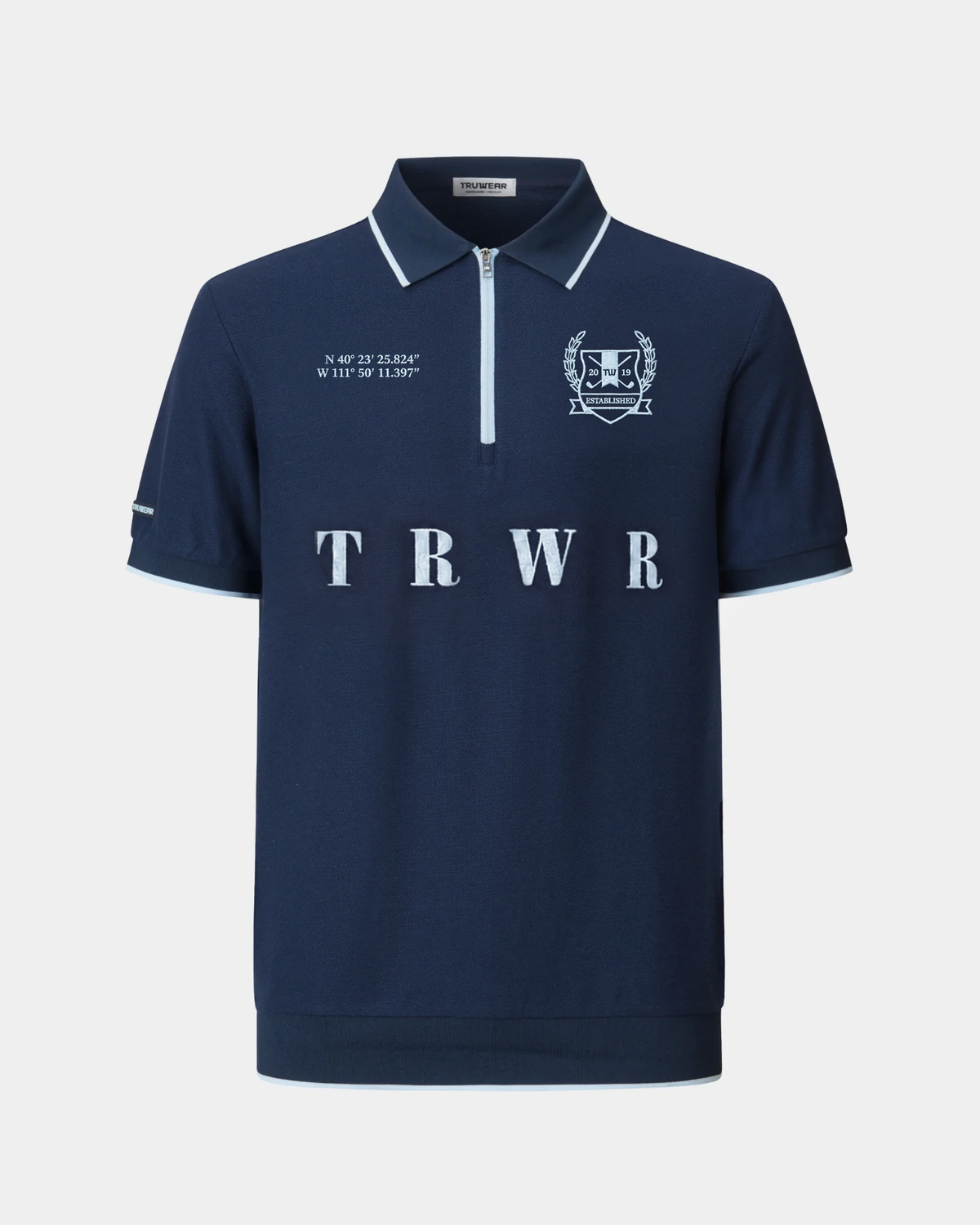 TRWR Golf Vanguard Zip Polo