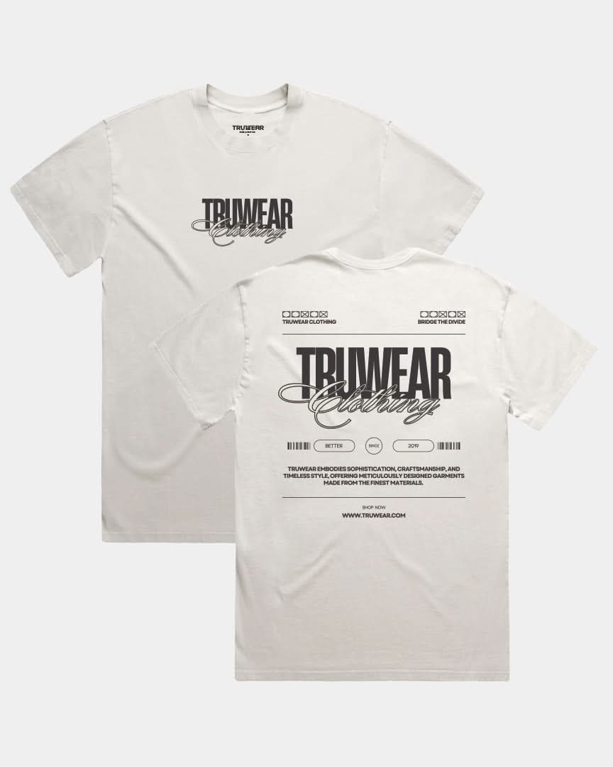 Faded Heavy T-Shirt Bone - Bone