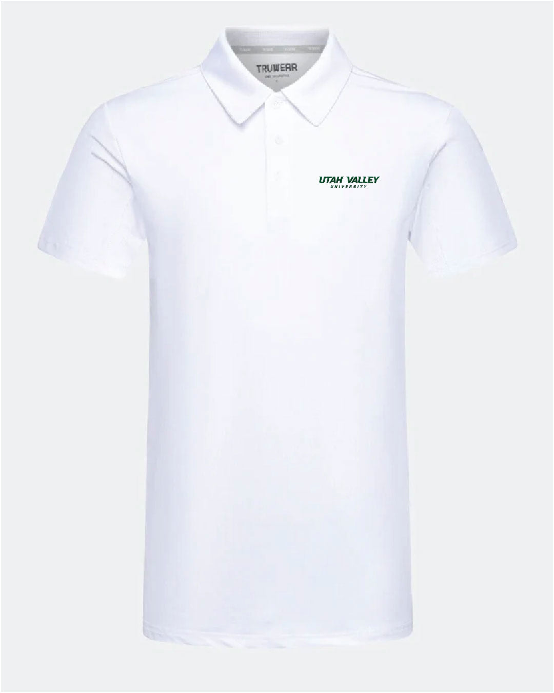 UVU Crest 2.0 White Polo