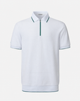 Vanguard Zip Polo White