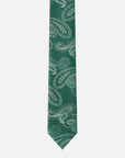 Immortal Paisley Tie Green - Green
