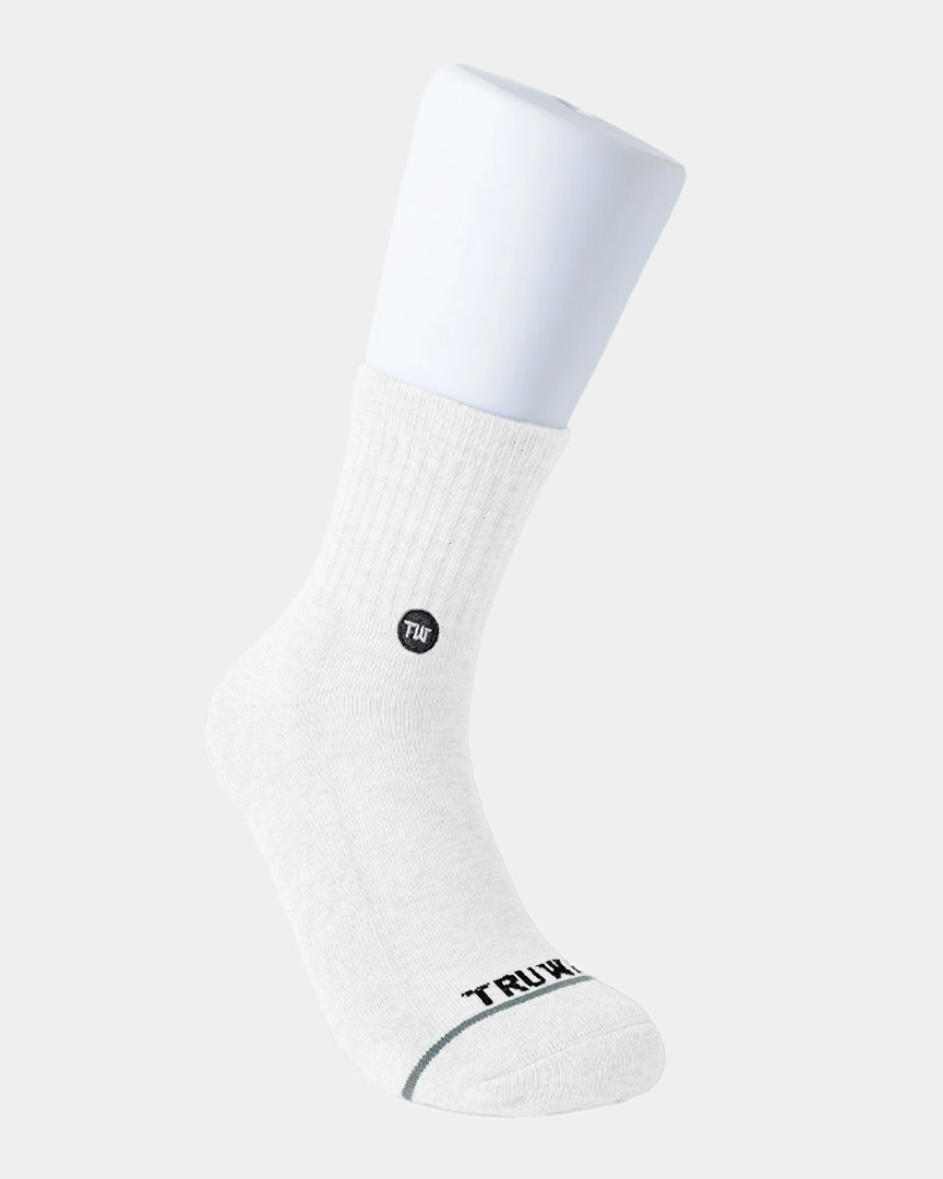 Paramount White Dress Socks - White