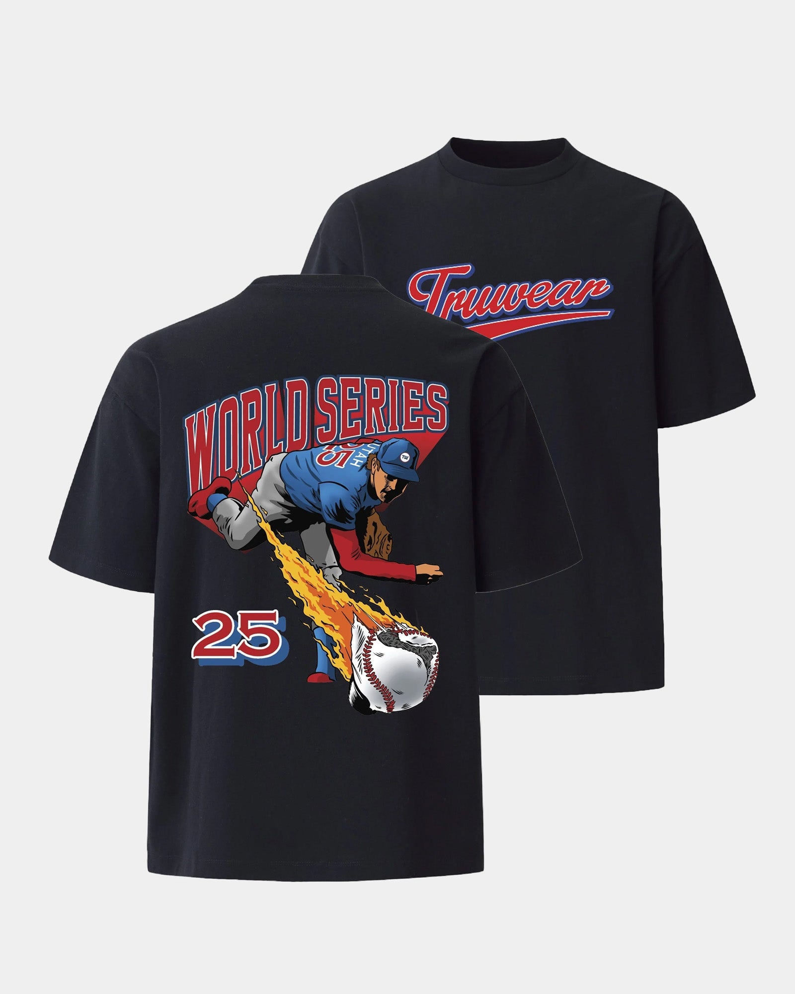 World Series Faze Heavyweight Tee - Black