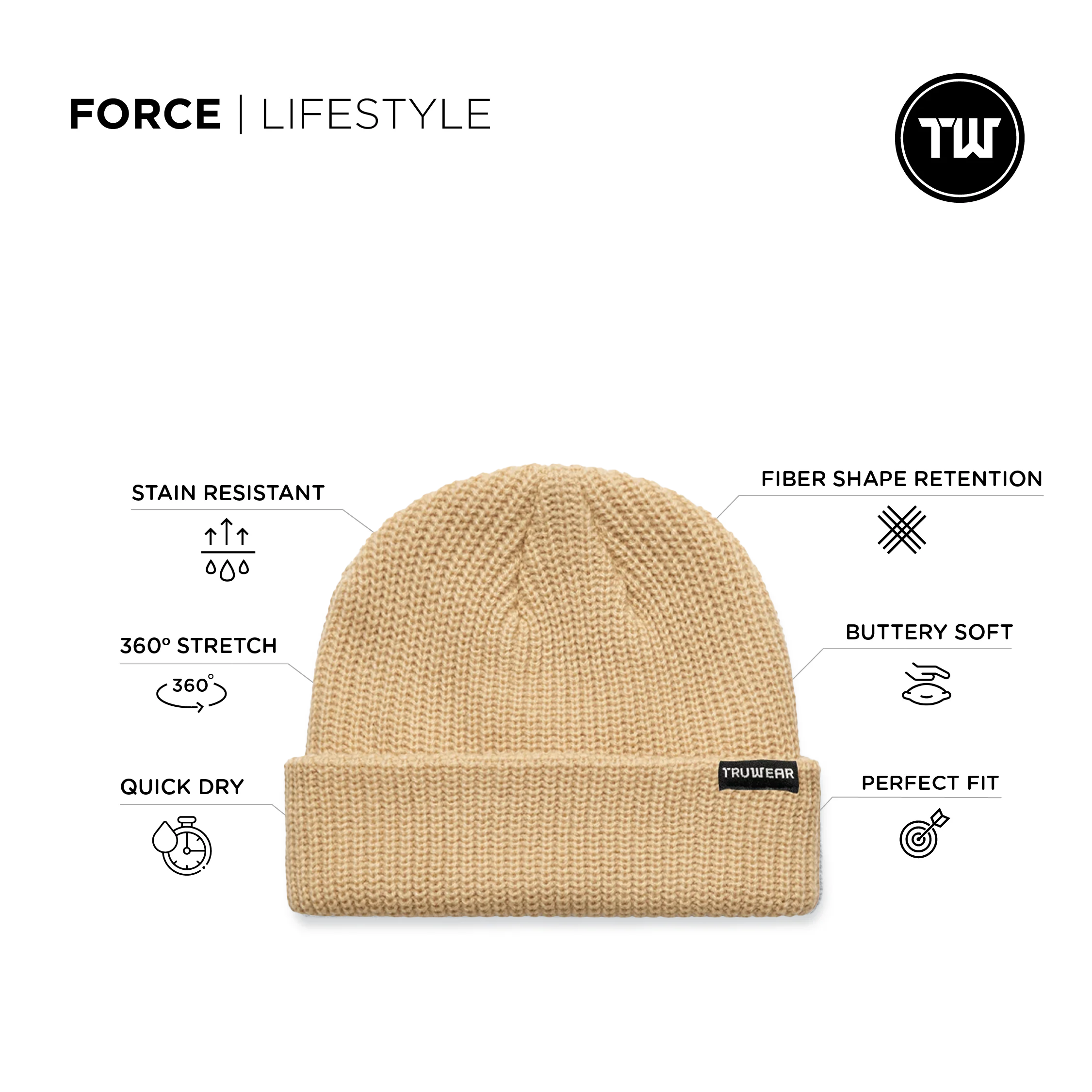 Force Lifestyle Yellow Beanie